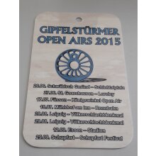 Unheilig - Backstagepass - Gipfelstürmer Open Airs 2015 - original Unterschrift vom GRAFen