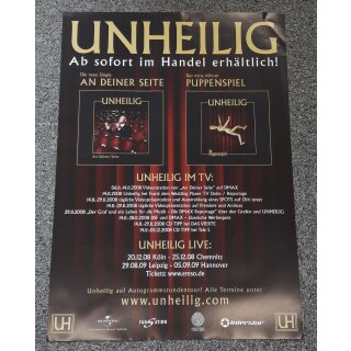 Unheilig - Promo-Poster - An deiner Seite / Puppenspiel