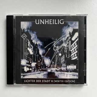 Unheilig - Lichter der Stadt - CD mit Unterschrift des Gafen - Winter Edition