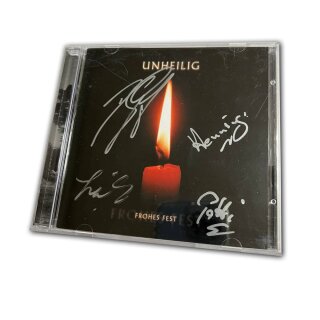 Unheilig - Frohes Fest - CD - Erstauflage mit Unterschrift Graf und Band